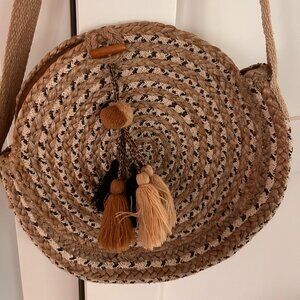 Round Braided Rope Tote